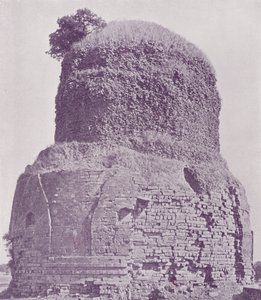 Forntida buddhisttorn, Sarnath, Benares av English Photographer