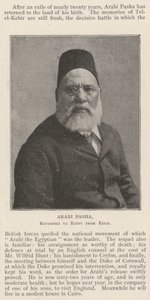 Arabi Pasha, återvände till Egypten från exil av English Photographer