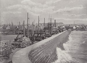 Arbroath, skyddsmuren av English Photographer