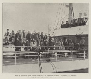 Arrestering av engelsmän av den moriska regeringen, Shereefian Steam-Ship Al Hassani och hennes besättning av English Photographer