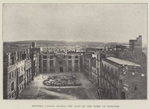 Arundel Castle, Sussex, säte för hertigen av Norfolk av English Photographer