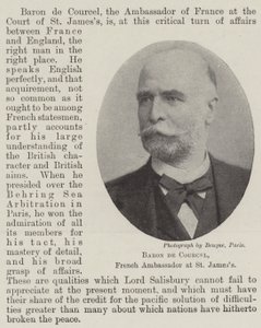 Baron de Courcel, fransk ambassadör vid St James
