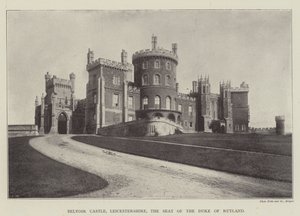 Belvoir Castle, Leicestershire, säte för hertigen av Rutland av English Photographer