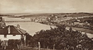 Bideford från Upcott, Looking North (s/v foto) av English Photographer