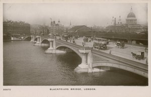 Blackfriars Bridge, London av English Photographer
