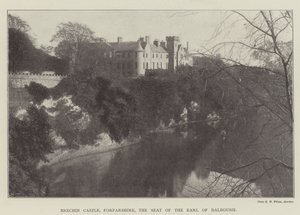 Brechin Castle, Forfarshire, säte för Earl of Dalhousie av English Photographer