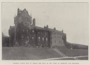 Brodick Castle, Isle of Arran, säte för hertigen av Hamilton och Brandon av English Photographer
