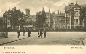 Brompton Hospital, London (s/v foto) av English Photographer
