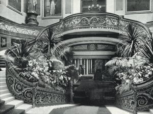 Buckingham Palace, Grand Staircase (s/v foto) av English Photographer