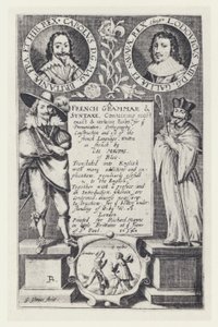 C Maupas, A French Grammar, R Mynne 1634 (s/v foto) av English Photographer