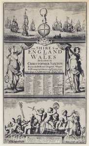 C Saxton, The Shires of England, G Willdey av English Photographer