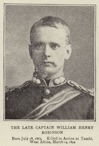 Kapten William Henry Robinson av English Photographer
