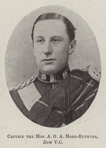 Kapten den ärade A G A Hore-Ruthven, New VC av English Photographer