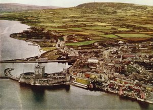 Carrickfergus Castle, County Antrim (färgfoto) av English Photographer