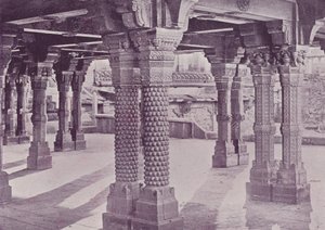 Böjda pelare, Panch-Mahal, Fatehpur-Sikri av English Photographer