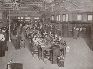 Central London Post Office Telefonväxel, Carter Lane, East Central av English Photographer
