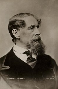 Charles Dickens (1812-1870), engelsk författare av English Photographer