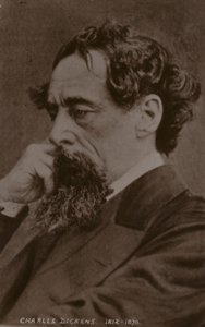 Charles Dickens (1812-1870), engelsk författare av English Photographer