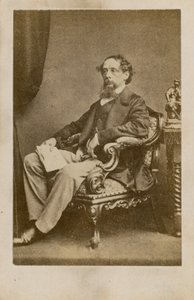 Charles Dickens av English Photographer