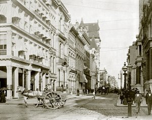 Chestnut Street, Philadelphia (s/v foto) av English Photographer