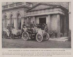 Chief Constable of Counties underhölls av Automobile Club i Richmond av English Photographer