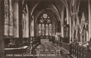 Christ Church Cathedral, Latin Chapel, Oxford (s/v foto) av English Photographer