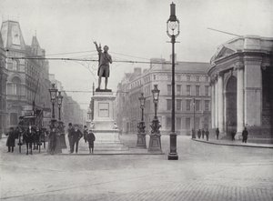 College Green, Dublin, med Grattan-statyn av English Photographer
