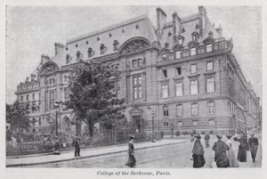 College of the Sorbonne, Paris (s/v foto) av English Photographer