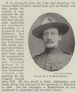 Överste R S S Baden-Powell av English Photographer