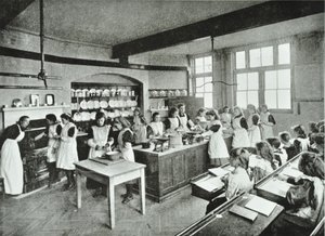 Kockkurs, 1896 av English Photographer