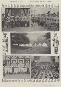 Kröningsgäster på Alexandra Palace Camp