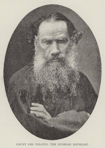 Greve Leo Tolstoi, den ryske romanförfattaren av English Photographer