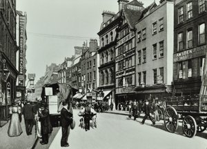 Crosby Hall, Bishopsgate: östra sidan, London, 1890 av English Photographer