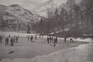 Curling på Birnam av English Photographer