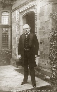 David Lloyd George, walesisk liberal politiker (s/v foto) av English Photographer