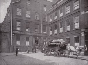 Dr Johnsons hus, Gough Square, Fleet Street av English Photographer