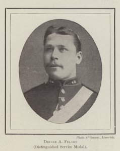Förare A Felton, Distinguished Service Medalj av English Photographer