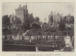 Drummond Castle, Perthshire, säte för Earl of Ancaster av English Photographer