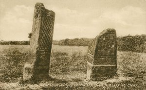 Dungerths monument, St Clear, Cornwall (s/v foto) av English Photographer