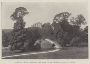 Dunster Castle, Somerset, säte för Mr George Fownes Luttrell av English Photographer