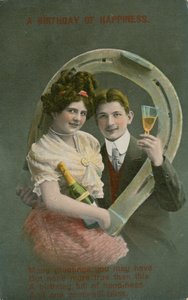 Edwardian postkortswed av English Photographer