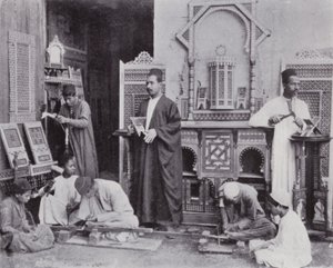 Egypten: A Mushrebieh Workshop (s/v foto) av English Photographer