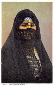 Egyptiska kvinnor (färgfoto) av English Photographer