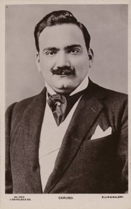 Enrico Caruso, italiensk tenor (1873-1921) av English Photographer