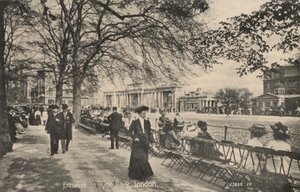 Ingång till Hyde Park, London (s/v foto) av English Photographer