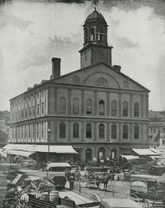 Faneuil Hall, Boston (s/v foto) av English Photographer