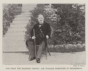 Långt från den galna folkmassan, Sir William Harcourt i pension av English Photographer