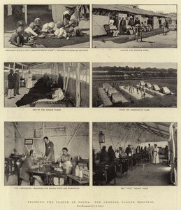 Bekämpar pesten på Poona, General Plague Hospital