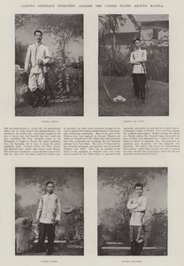 Filippinska generaler som opererar mot USA runt Manila av English Photographer