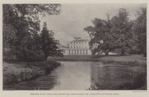 Frogmore House, där kung Edward kommer att bo under förändringarna på Windsor Castle av English Photographer